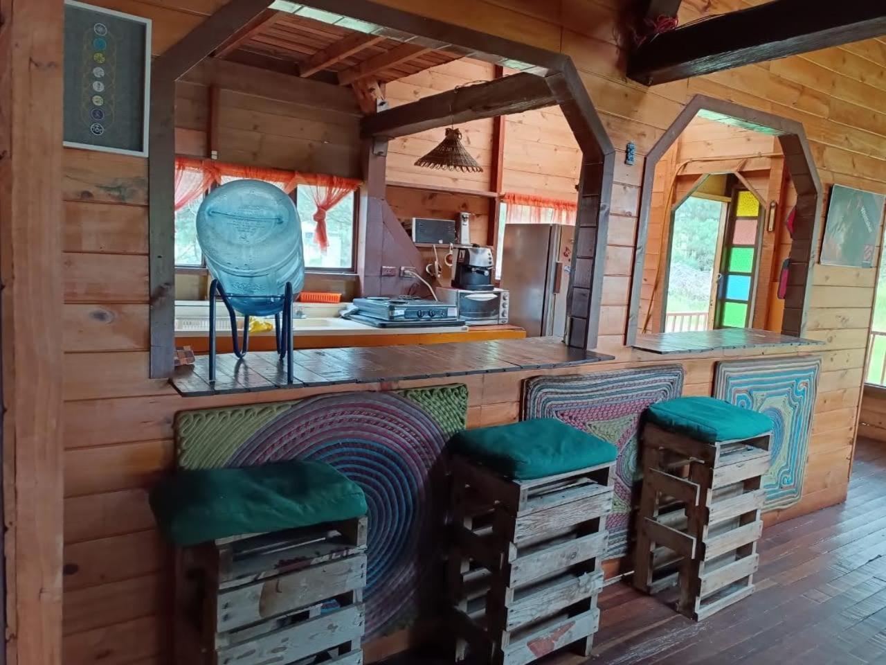 Chalets Amarelo Suesca Exterior foto